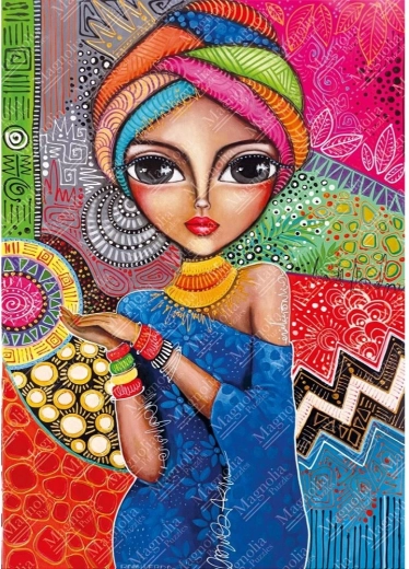 Puslespil brunette 1000 brikker MAGNOLIA