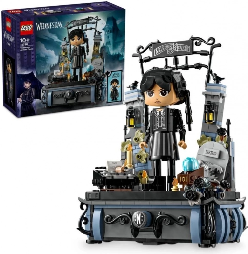 LEGO Wednesday Addams – samlerfigur med porten til Nevermore Akademiet