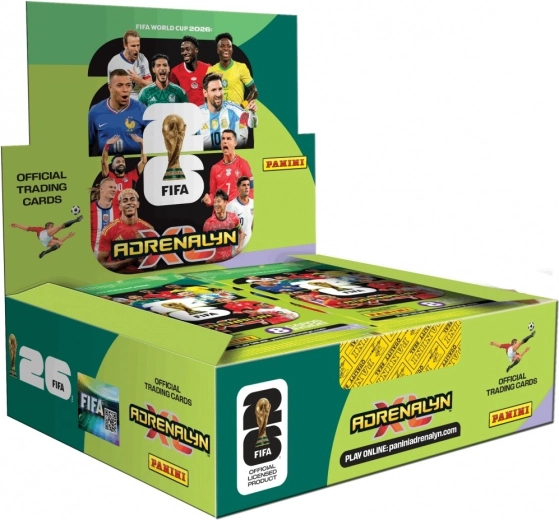 Samlerekort PANINI FIFA World Cup 2026 – boks med 24 poser