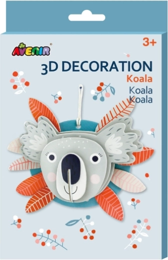 3D koala-dekoration af FSC-papir