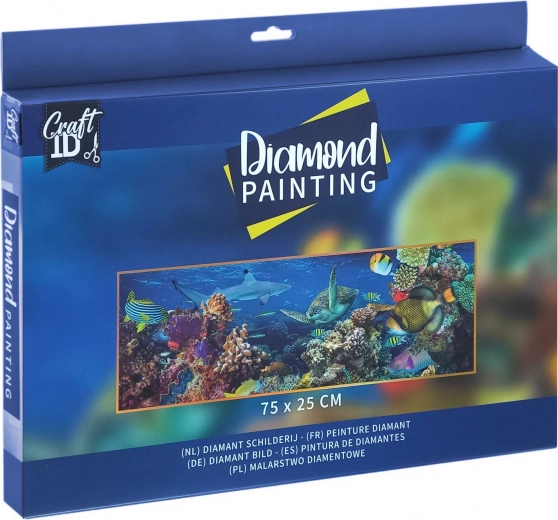 Diamantmaling Undervandsverden 75 × 25 cm