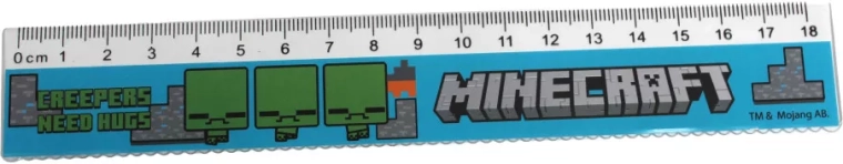 Lineal med Minecraft-motiv