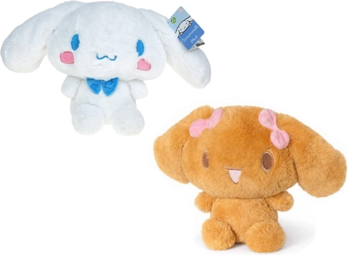 Plyslegetøj Hello Kitty Fluffy Cinnamoroll & Mocca 30 cm