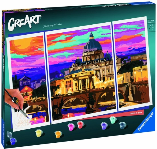 CreArt panorama over Rom