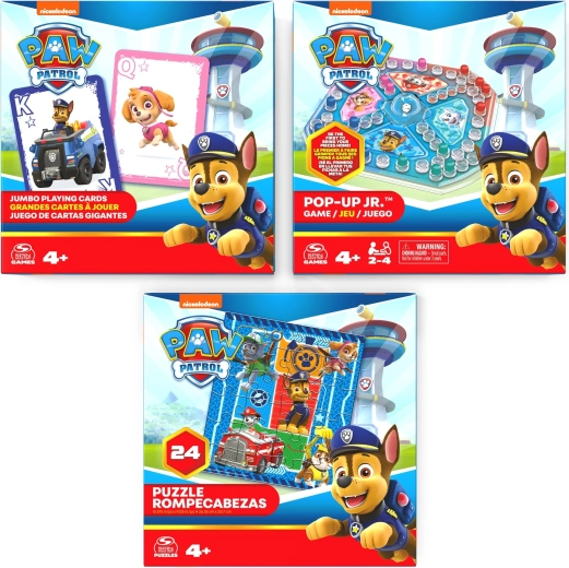Jumbo-kort med PAW PATROL-heltene
