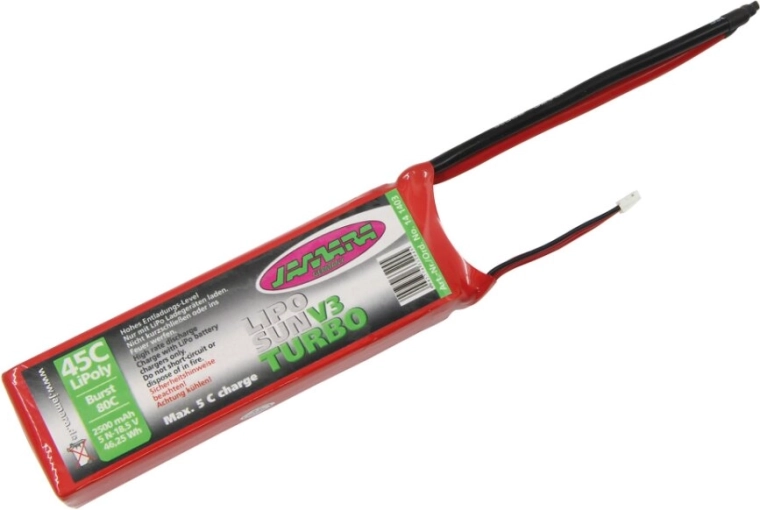 LipoSun V3 Turbo LiPo-batteri 2500 mAh 18,5 V 45C