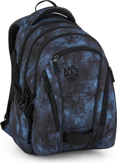 Bagmaster studierygsæk bag 25 sort-blå