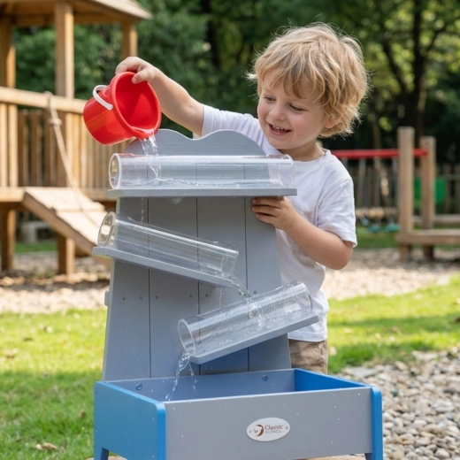 Lukket vandkredsløb med opsamlingsbeholder