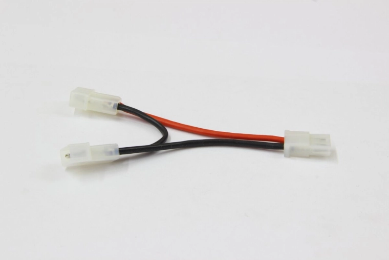 AMP Y-batteriadapter med ledninger på 1,5 mm