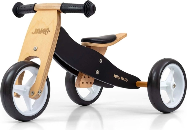 Træ løbecykel 2-i-1 MILLY MALLY Jake Classic Black