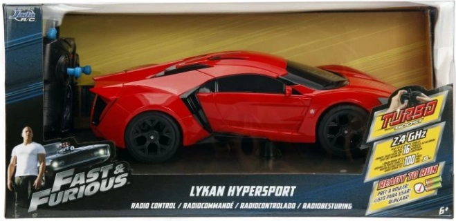 Fast & Furious fjernstyret bil Lykan Hypersport
