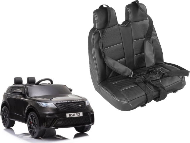 Erstatningssæde i økolæder til elektrisk legebil RANGE ROVER