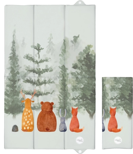 Ceba Baby rejsepusleunderlag Basic forest companions 80 × 50 cm