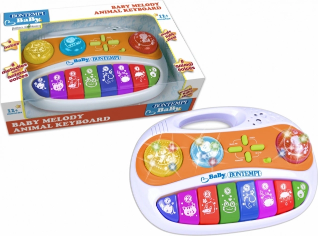 Baby Melody spilledåse med 8 tangenter
