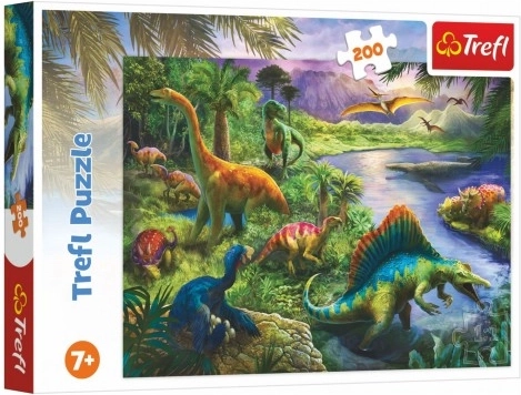 Trefl puslespil Rovdyr dinosaurer 200 brikker