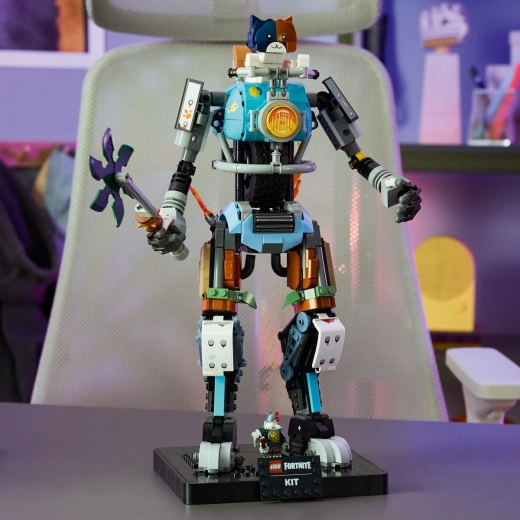 Udstillingsstand og minifigur af Kit