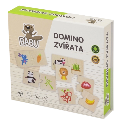 Babu træ-domino med dyr