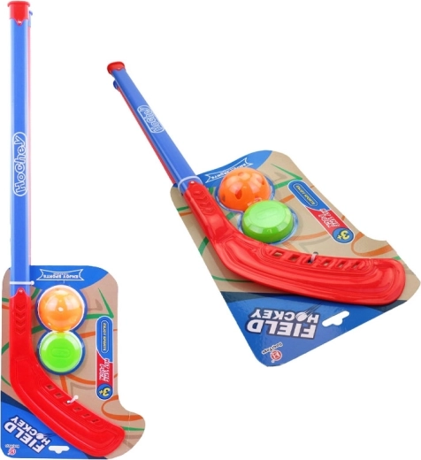 Børnehockeystav med bold og puck 67 cm