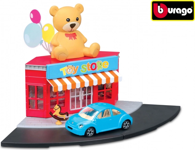 Bburago City legesæt Legetøjsbutik 1:43