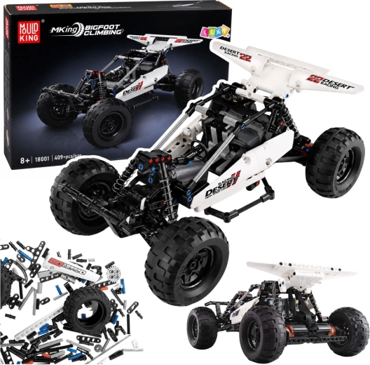 Konstruktionsbyggesæt RC terrængående bil 4x4 off-road (409 dele)