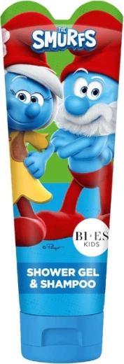 Smølferne børne brusegel og shampoo 2-i-1 240 ml