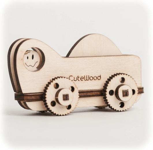 CuteWood træ 3D-puslespil – lastbil