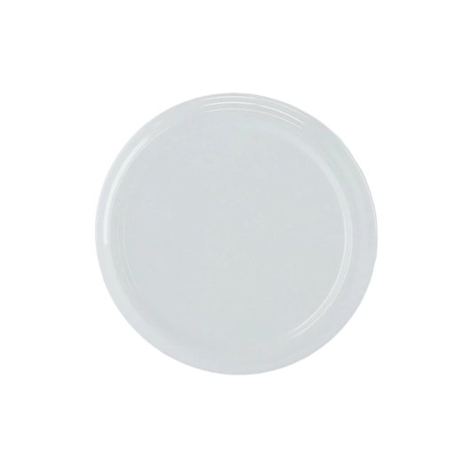 Hvide konserveslåg 70 mm (10 stk)