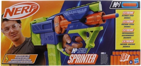 Nerf N Series Sprinter – automatisk blaster med magasin til 16 pile