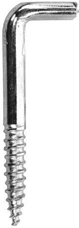 Klampe med gevind og flad rille 65 mm, galvaniseret (100 stk.)