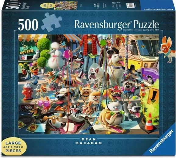 Ravensburger puslespil Hundebryllup 500 brikker