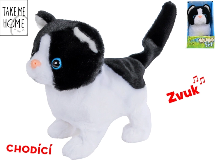 Interaktiv plysbamse-kat Take Me Home 15,5 cm