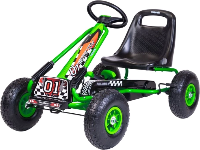BABY MIX Razor pedal-gokart til børn, grøn
