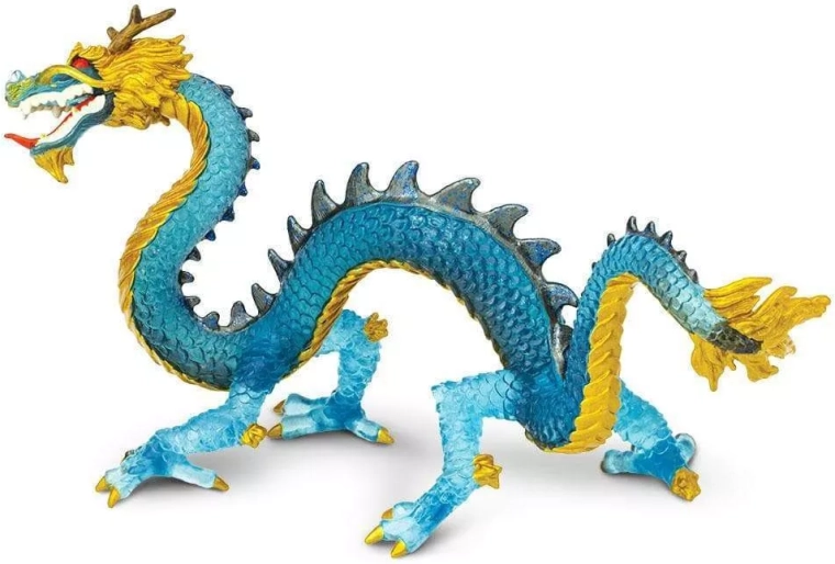 Safari Ltd. figur blå krystaldrage - 1 stk.