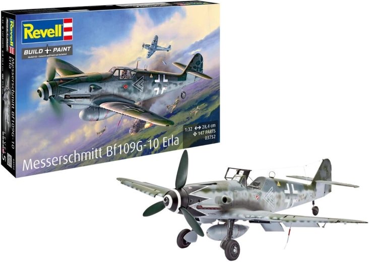 Plastikmodel af fly Messerschmitt Bf 109 G-10 Erla 1:32