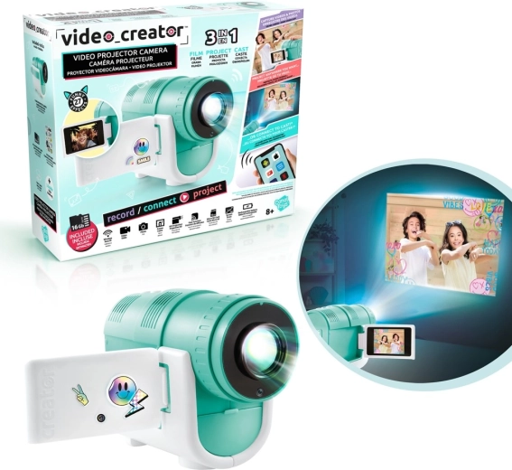 Creator kamera og videoprojektor 3-i-1 til børn