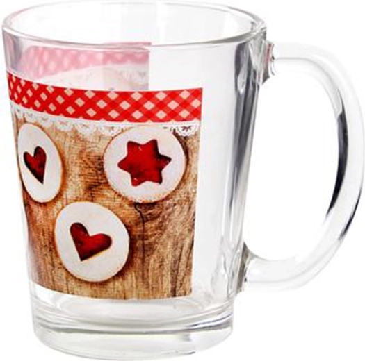 Glasmug Toro 310 ml med motivet Linecké