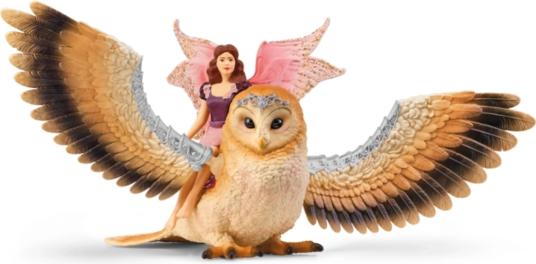 Schleich Bayala fe på flyvende ugle