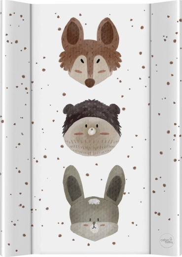 Ceba Baby ultralet puslepude med fast plade 50 × 70 cm Cute Animals