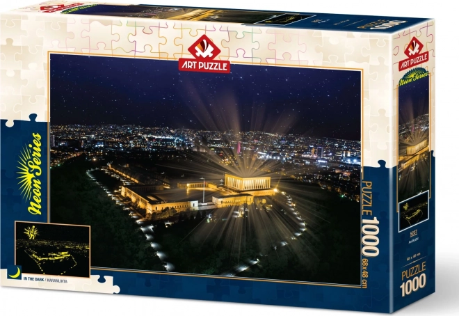 Selvlysende puslespil Anıtkabir 1000 brikker