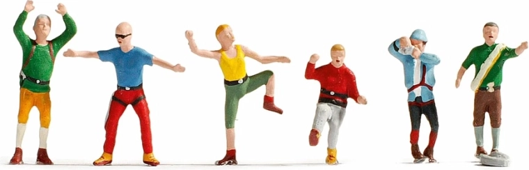 Noch sæt figurer bjergbestigere H0 (6 stk.)