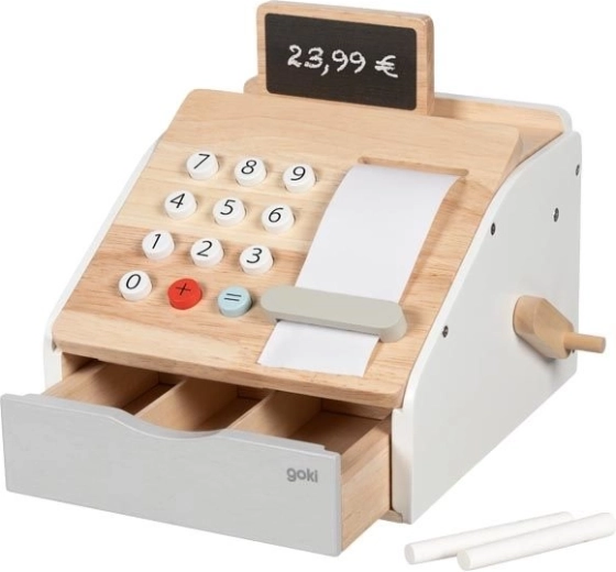 Kasseapparat med klokke