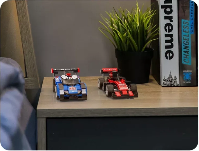 Kompakt størrelse til hjemmeræs