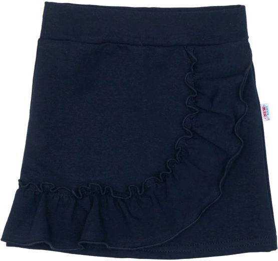 Behagelig nederdel med flæse