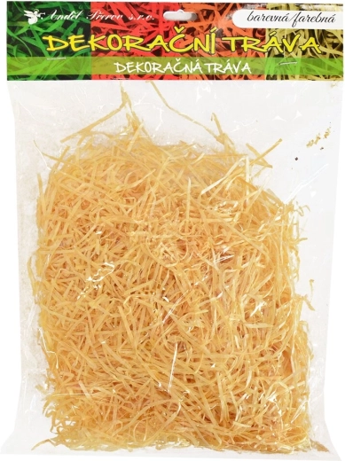 Dekorativt trægræs af træuld, natur 50 g