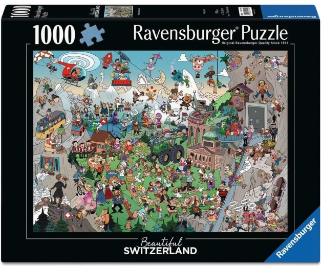 Ravensburger puslespil Smukke Schweiz 1000 brikker