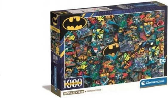 Clementoni Compact puslespil Batman 1000 brikker