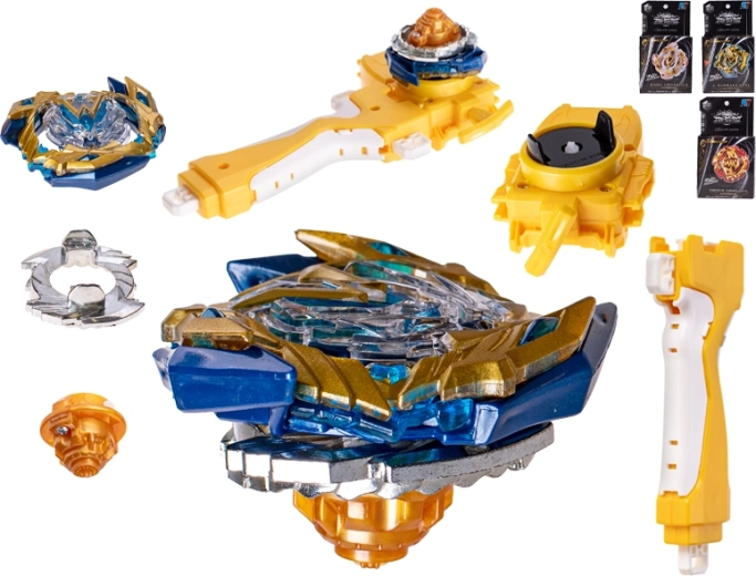 TopGyro spinner med affyrer i Beyblade-stil