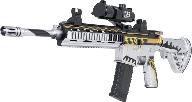Realistisk M416-karabin med tilbehør og magasin