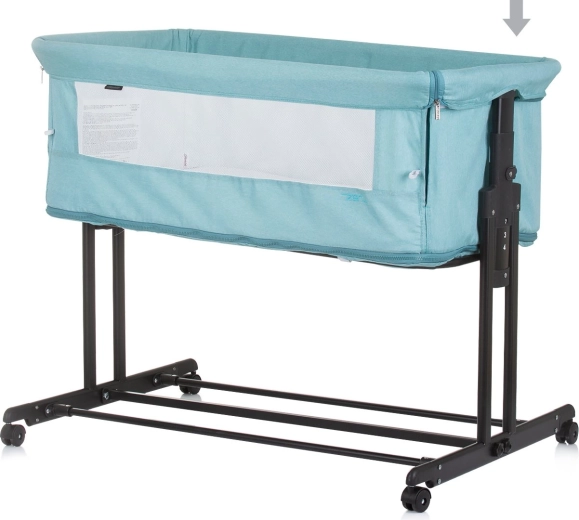 3-i-1: seng, bedside crib og kravlegård