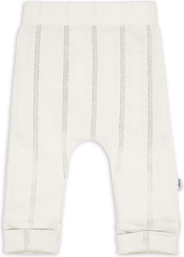 Lodger babybukser Pointelle cream, str. 68